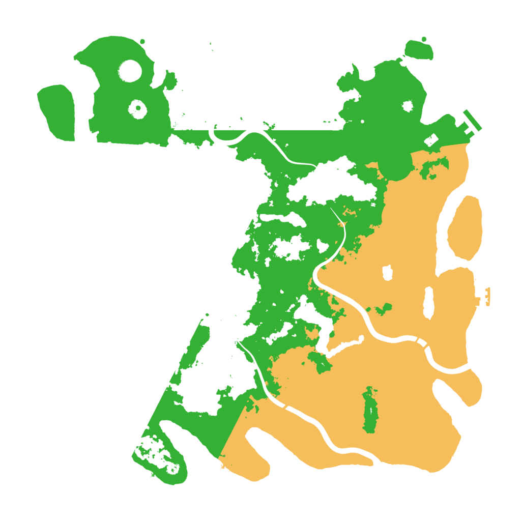 Biome Rust Map: Procedural Map, Size: 4250, Seed: 952234993