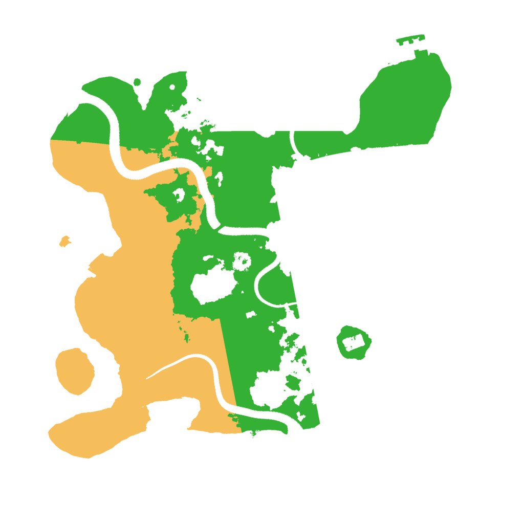 Biome Rust Map: Procedural Map, Size: 2800, Seed: 2048109598