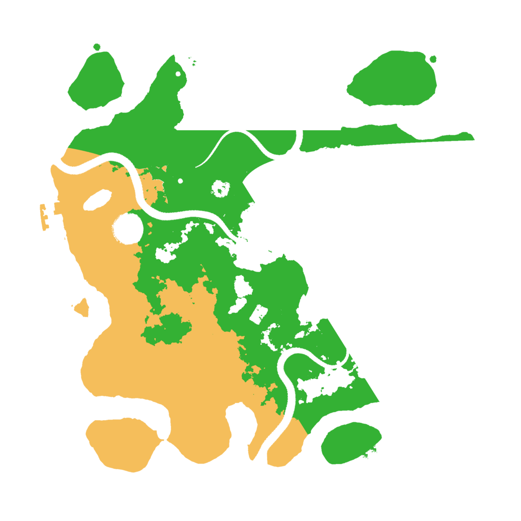 Biome Rust Map: Procedural Map, Size: 3000, Seed: 168833849