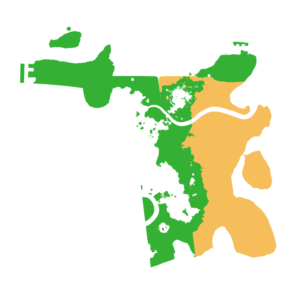 Biome Rust Map: Procedural Map, Size: 3000, Seed: 21937