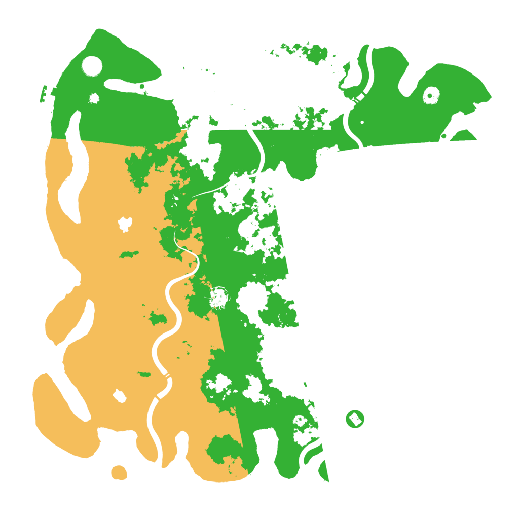 Biome Rust Map: Procedural Map, Size: 4500, Seed: 277954246