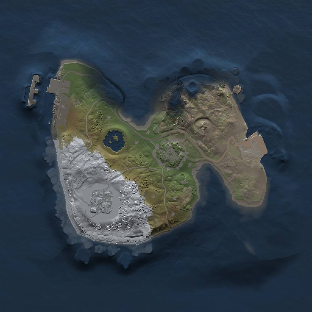 Rust Map: Procedural Map, Size: 1500, Seed: 69691337, 4 Monuments