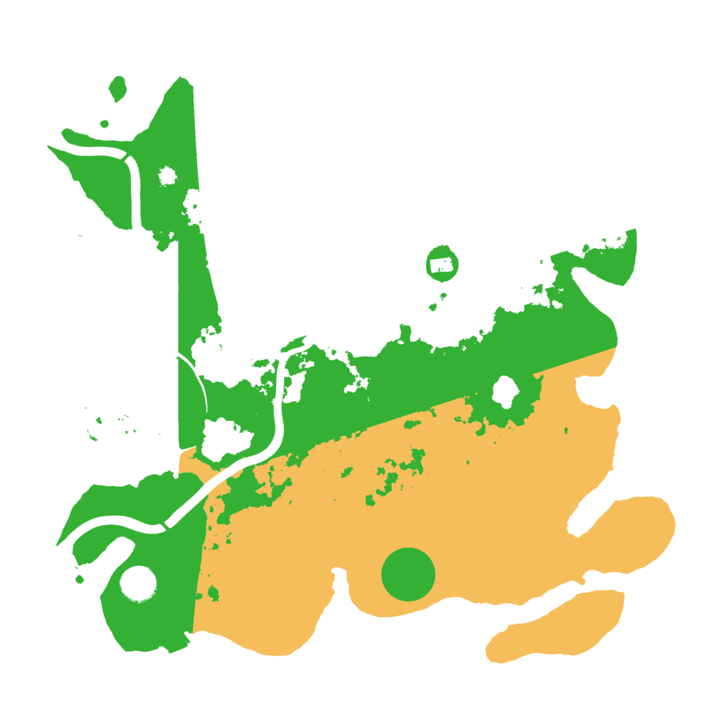 Biome Rust Map: Procedural Map, Size: 3500, Seed: 867840661