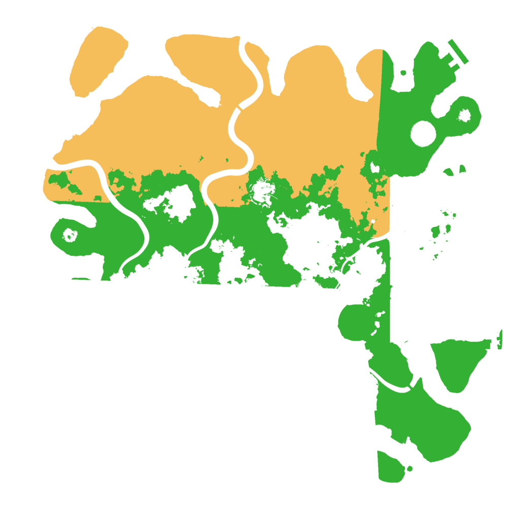 Biome Rust Map: Procedural Map, Size: 3750, Seed: 552095544
