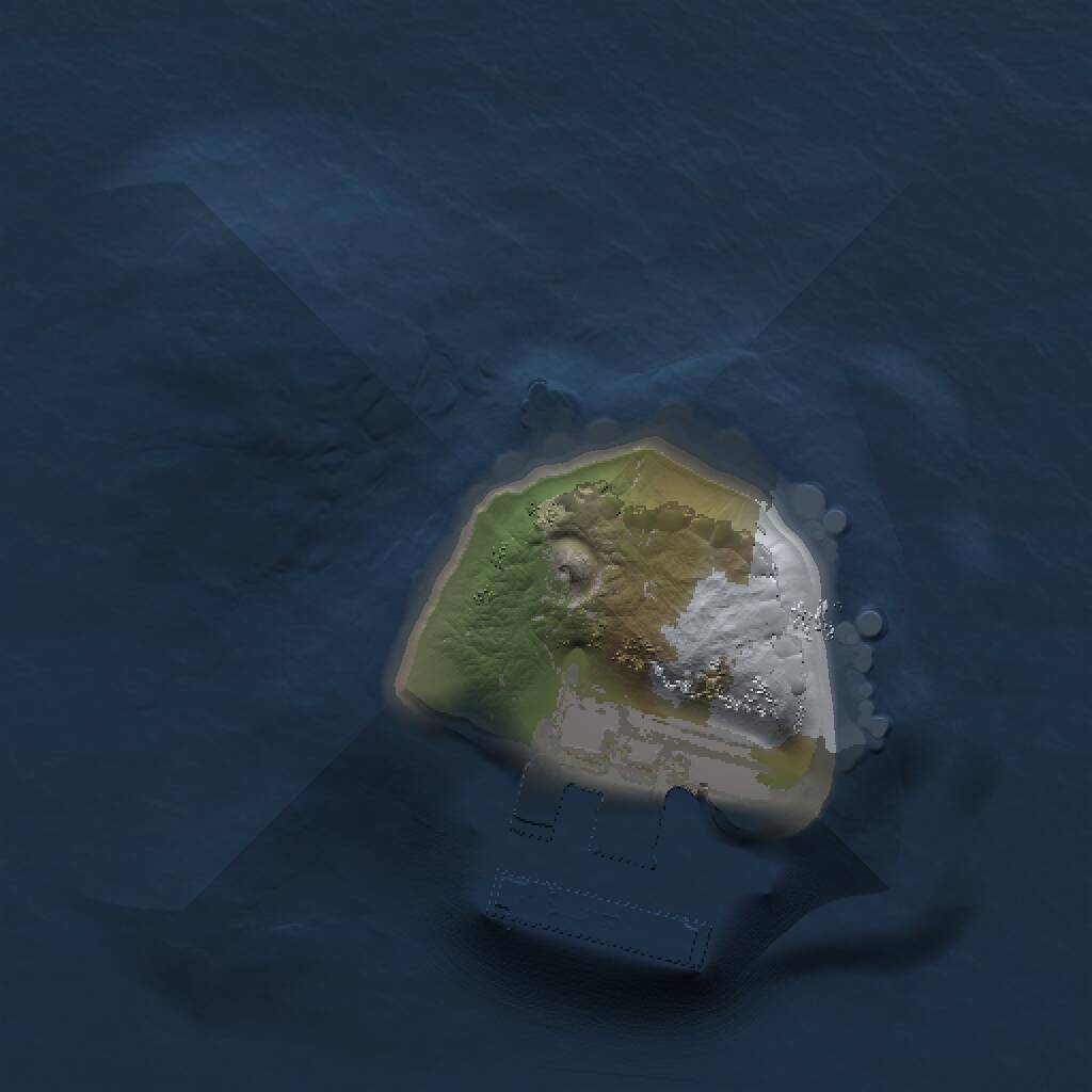 Rust Map: Procedural Map, Size: 1000, Seed: 535036516, 2 Monuments