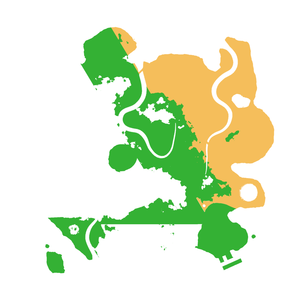 Biome Rust Map: Procedural Map, Size: 3000, Seed: 1639114087