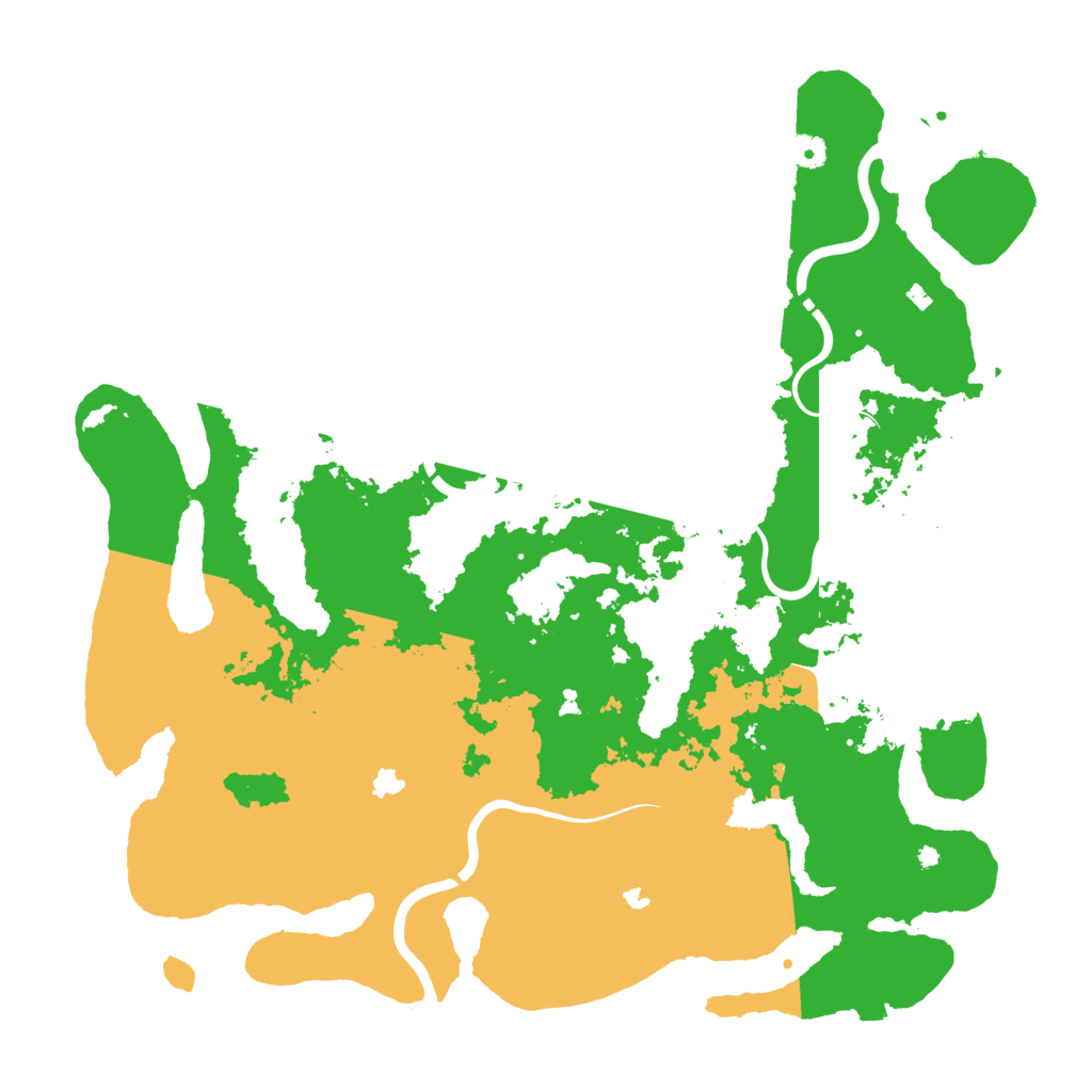 Biome Rust Map: Procedural Map, Size: 4600, Seed: 190920252