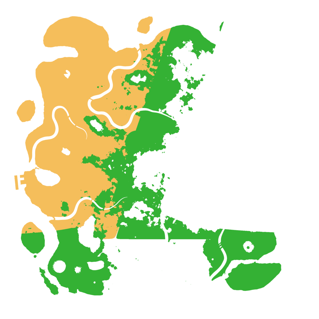 Biome Rust Map: Procedural Map, Size: 4500, Seed: 108070869