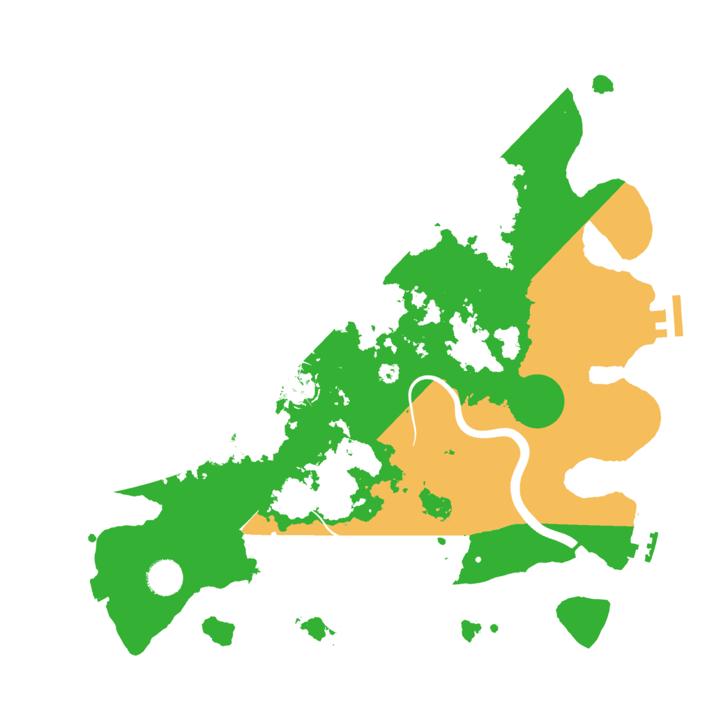 Biome Rust Map: Procedural Map, Size: 3500, Seed: 1297344453