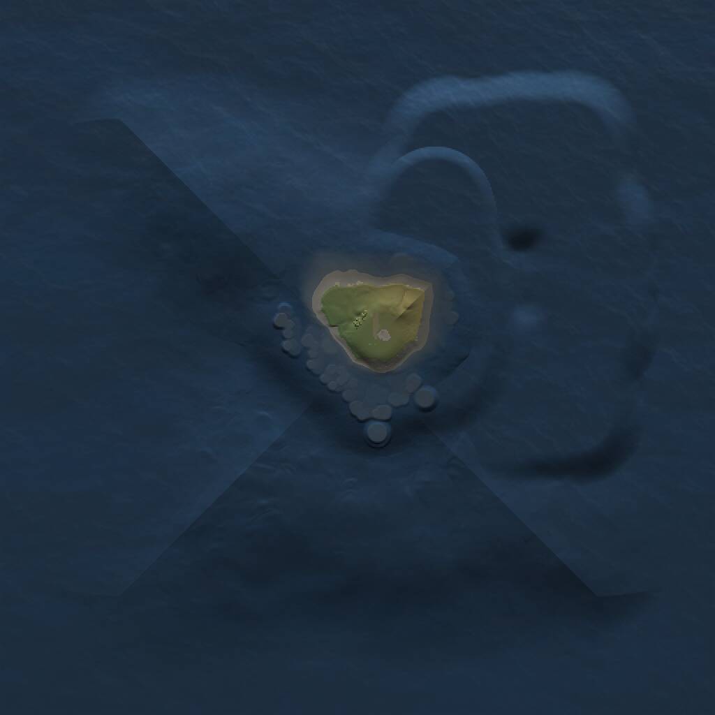 Rust Map: Procedural Map, Size: 1000, Seed: 327163298, 1 Monuments