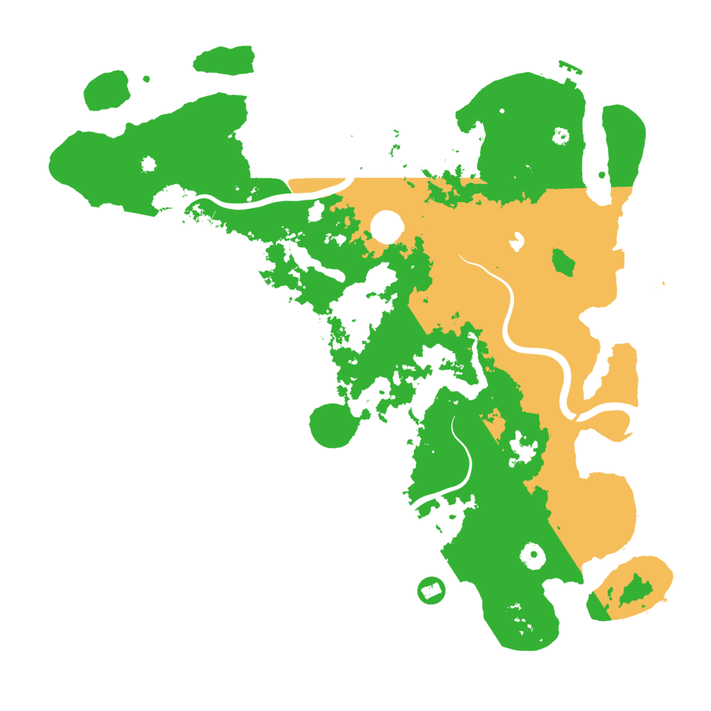 Biome Rust Map: Procedural Map, Size: 4200, Seed: 2065237344