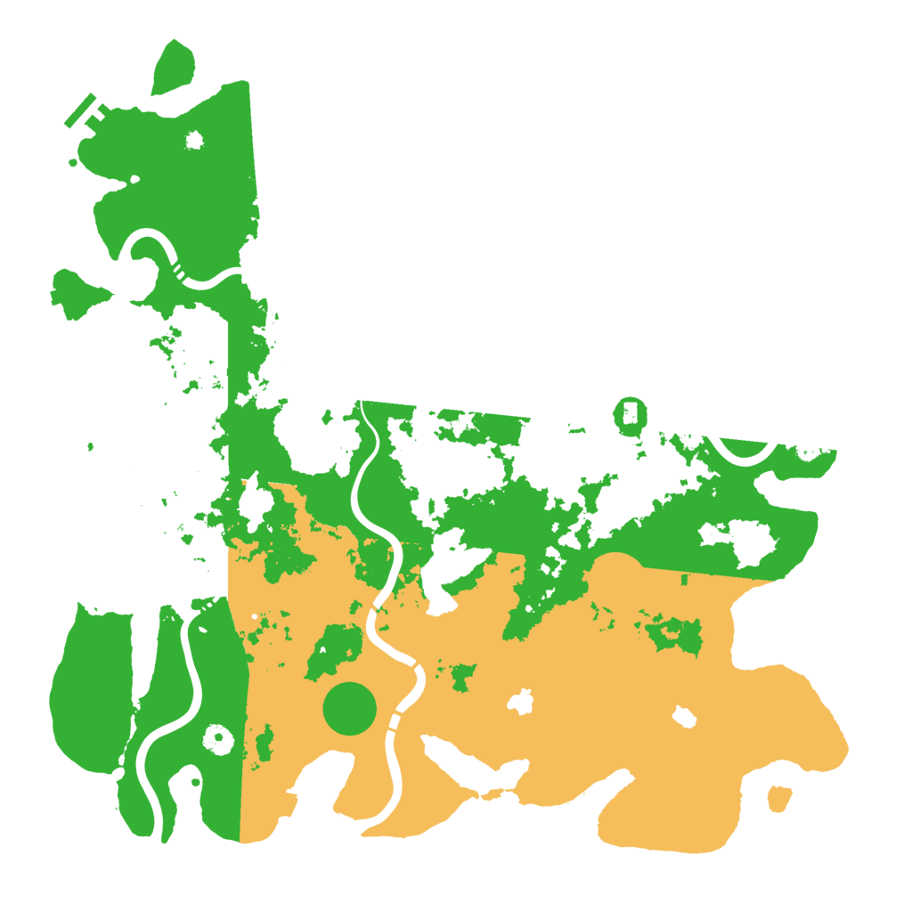 Biome Rust Map: Procedural Map, Size: 4500, Seed: 136578838