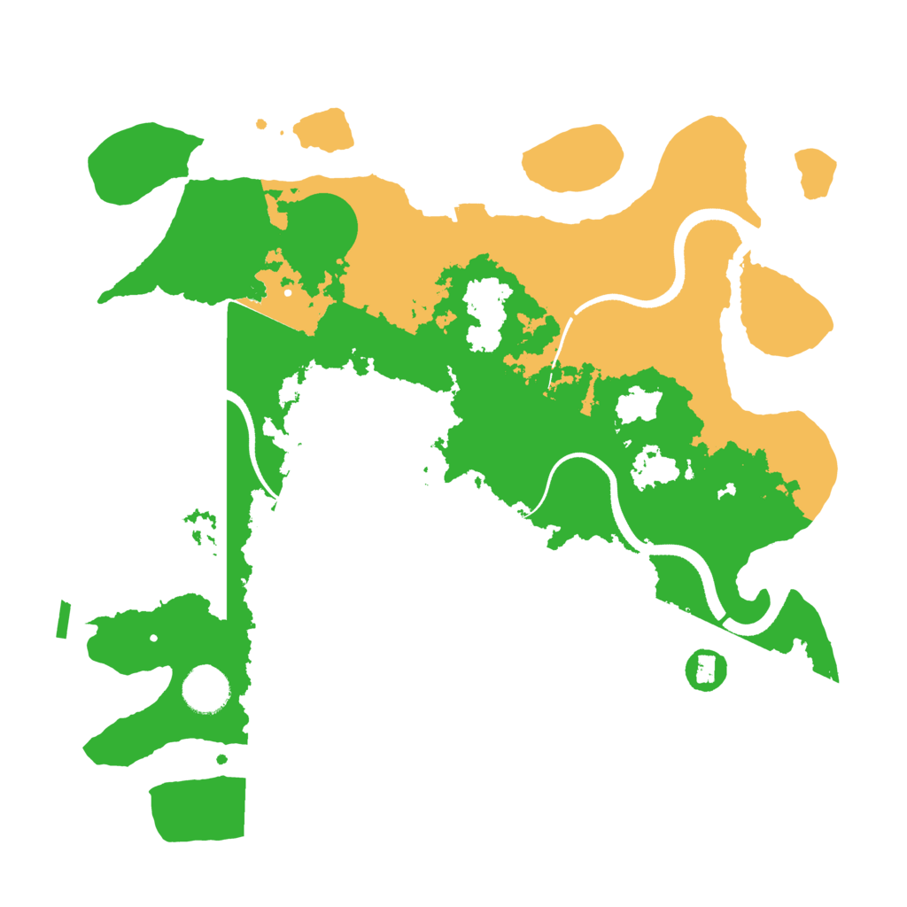 Biome Rust Map: Procedural Map, Size: 3500, Seed: 2388