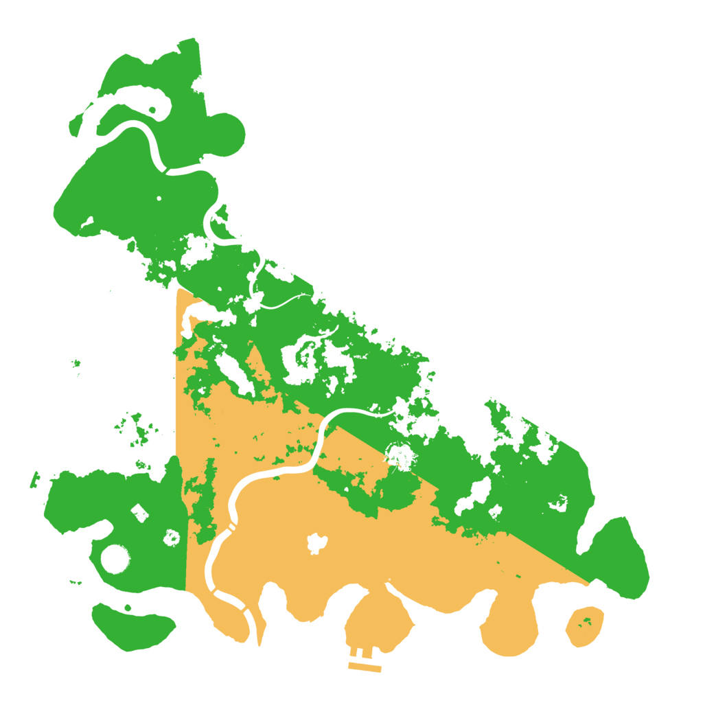Biome Rust Map: Procedural Map, Size: 4300, Seed: 57306965