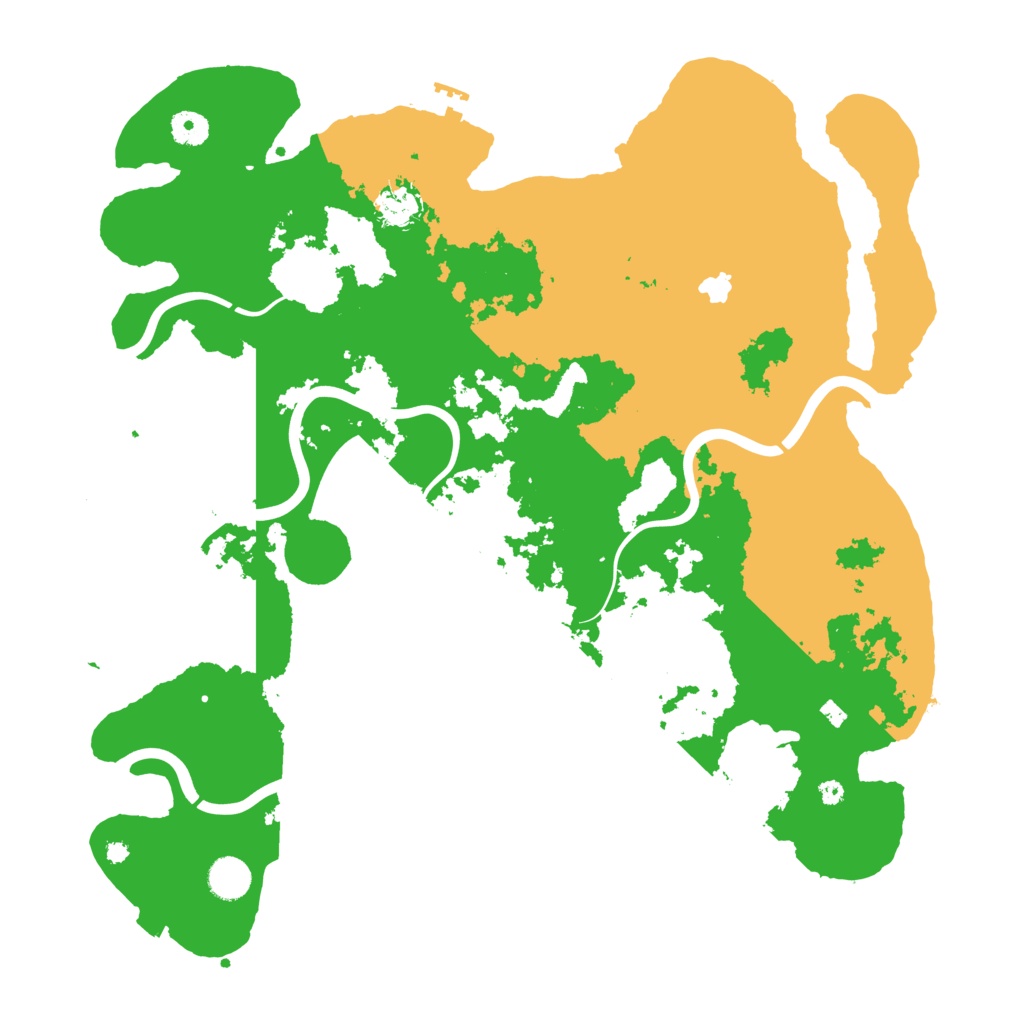 Biome Rust Map: Procedural Map, Size: 4200, Seed: 292100719