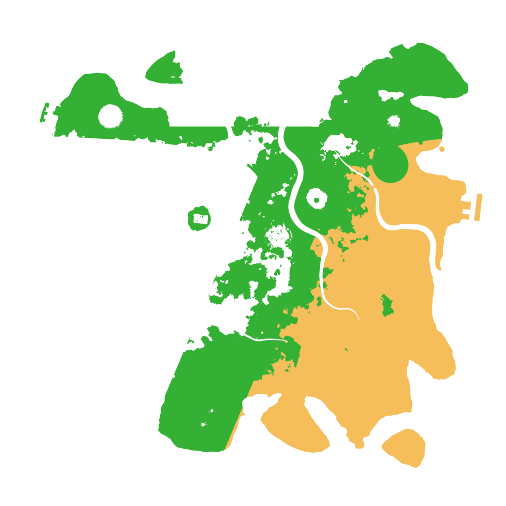 Biome Rust Map: Procedural Map, Size: 3750, Seed: 940596614