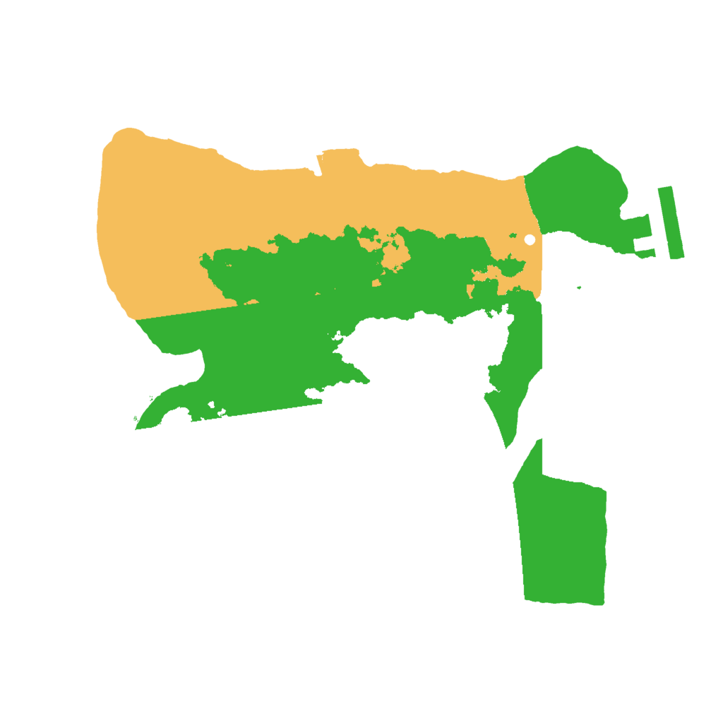 Biome Rust Map: Procedural Map, Size: 2000, Seed: 521849853