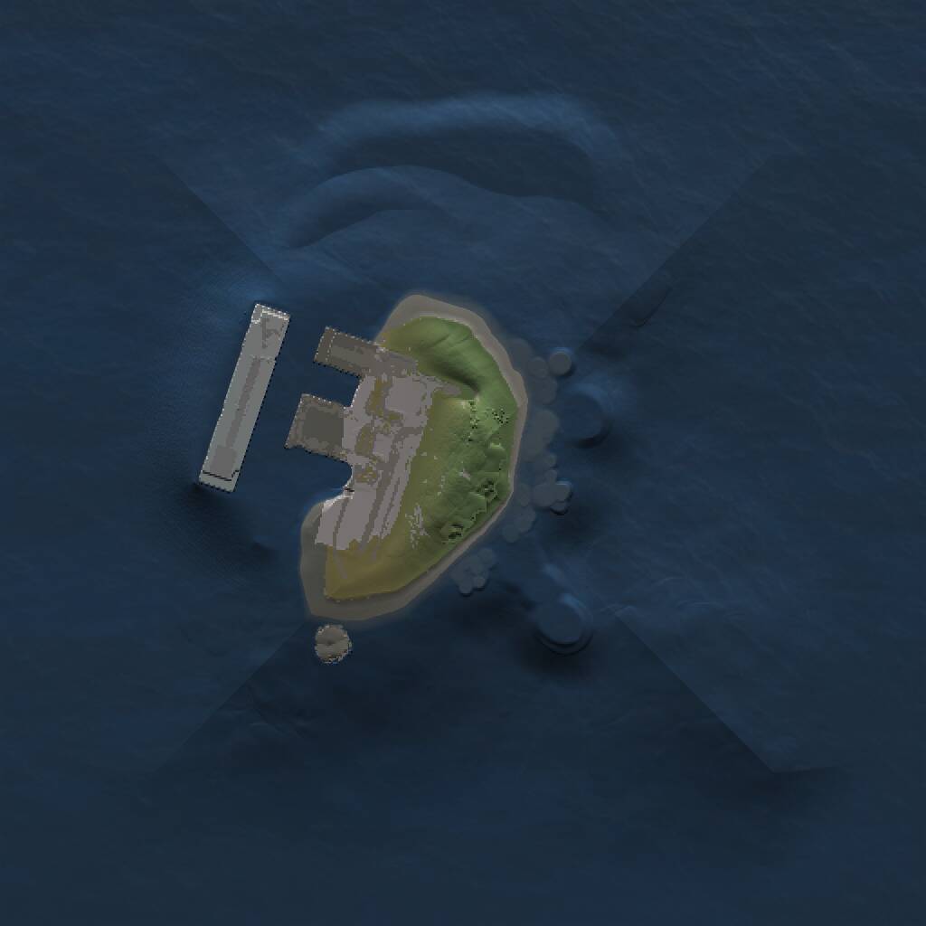 Rust Map: Procedural Map, Size: 1000, Seed: 451807262, 2 Monuments