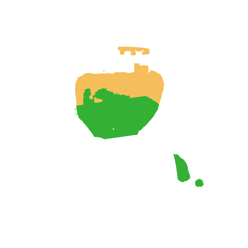 Biome Rust Map: Procedural Map, Size: 1200, Seed: 521849853