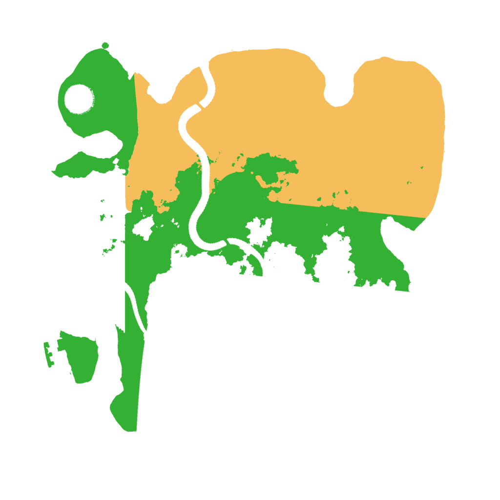 Biome Rust Map: Procedural Map, Size: 3000, Seed: 27777