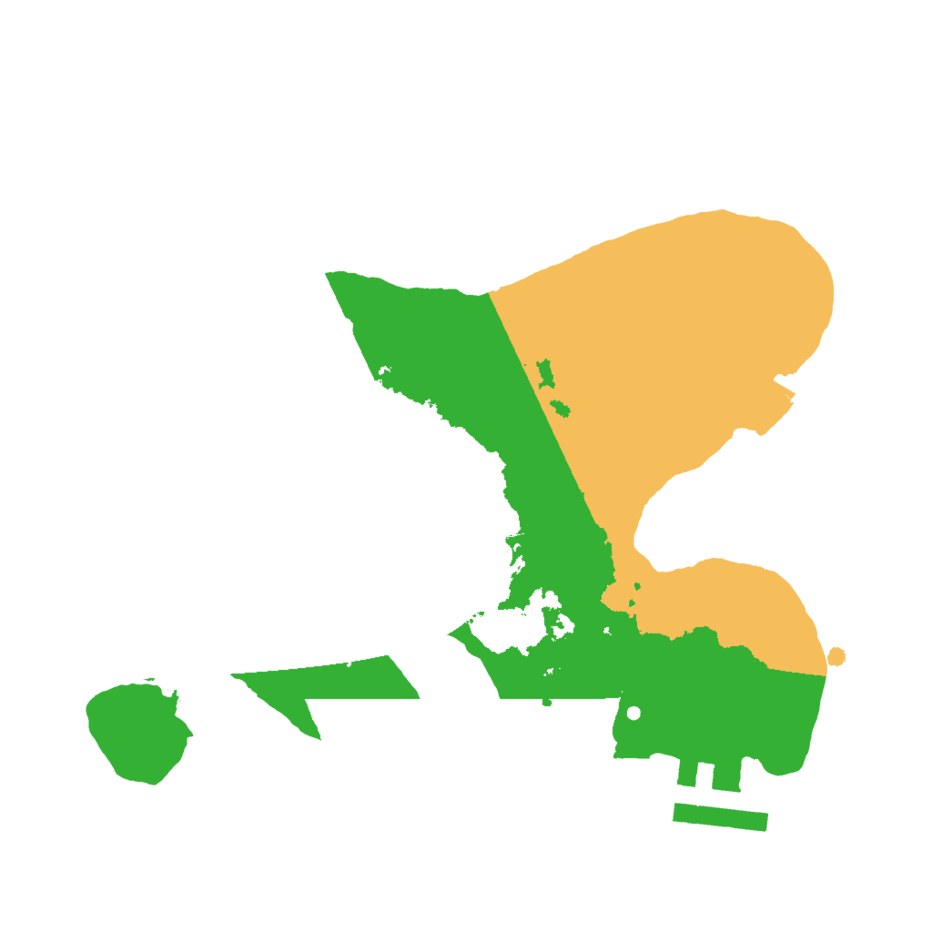 Biome Rust Map: Procedural Map, Size: 2000, Seed: 572347296