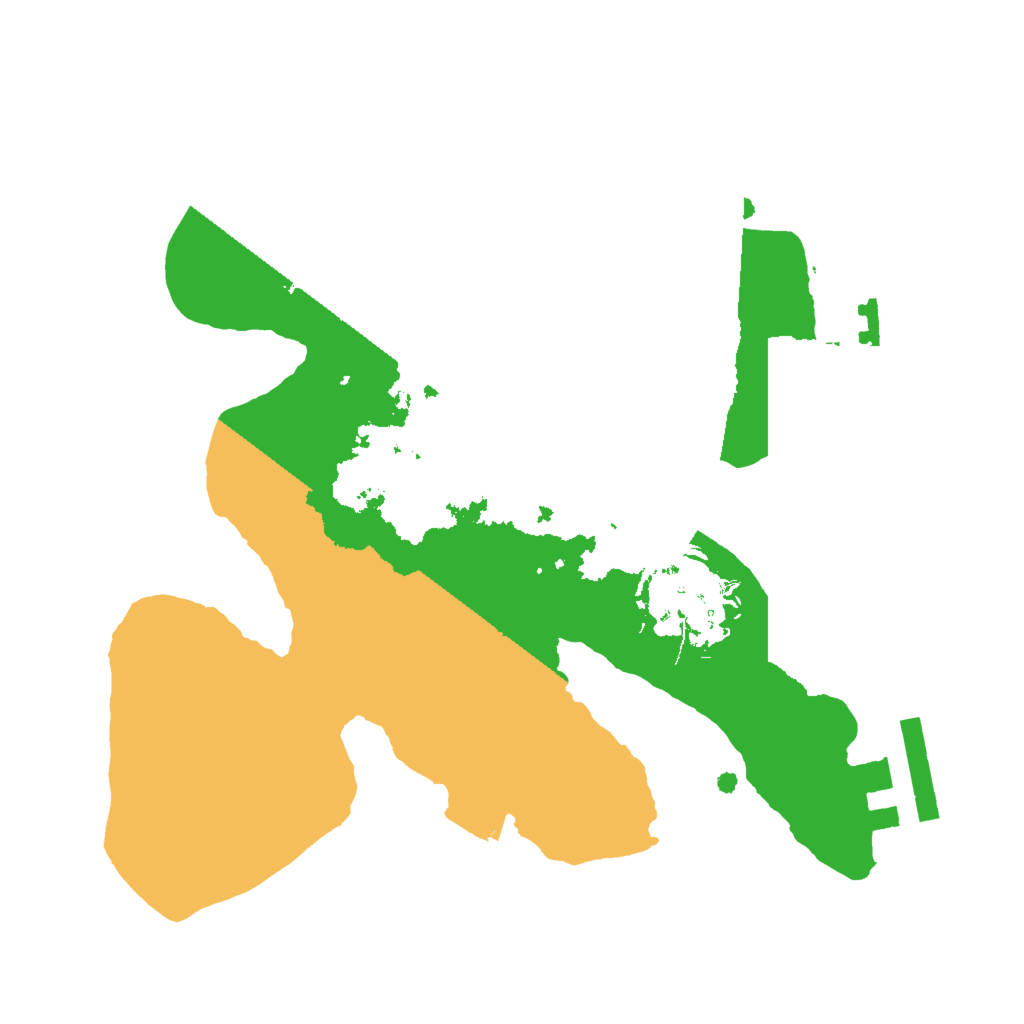 Biome Rust Map: Procedural Map, Size: 2000, Seed: 1384638075