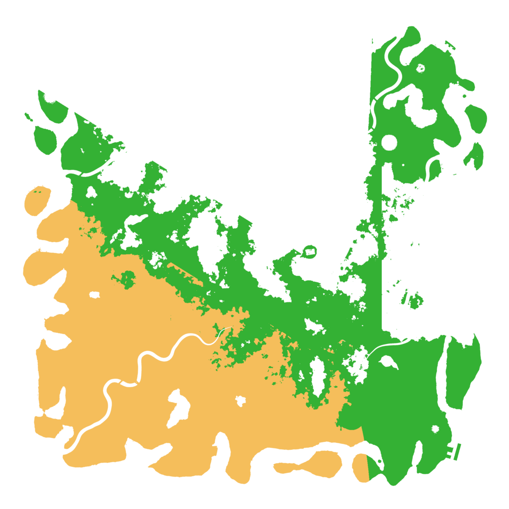 Biome Rust Map: Procedural Map, Size: 6000, Seed: 73936816