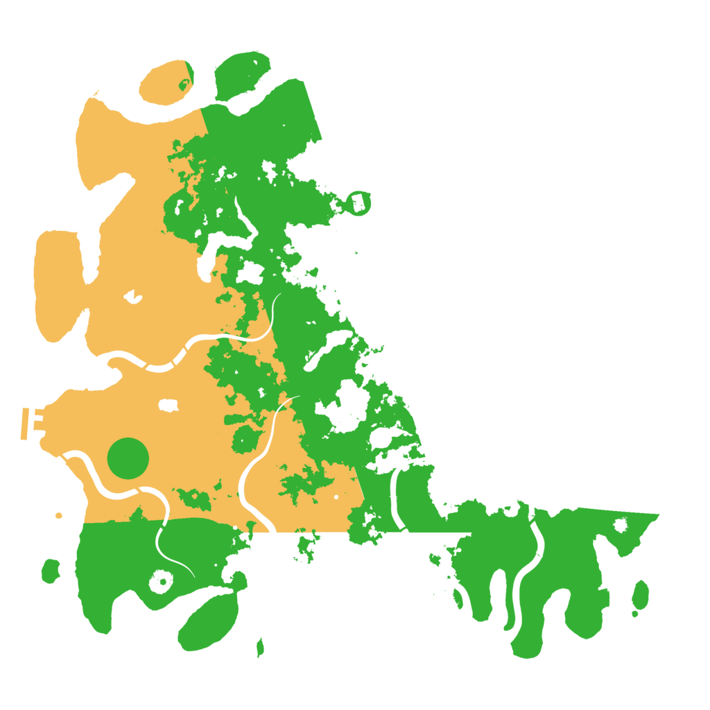Biome Rust Map: Procedural Map, Size: 4500, Seed: 354960119