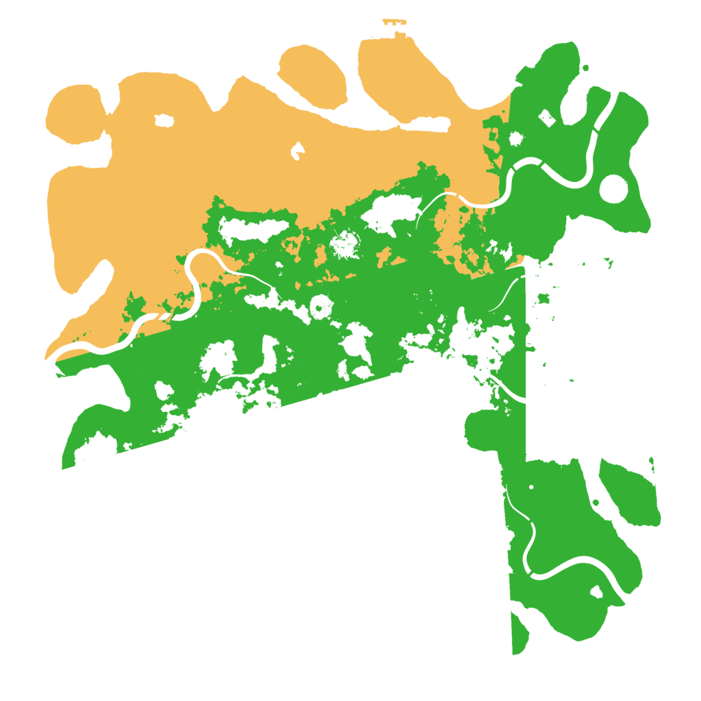 Biome Rust Map: Procedural Map, Size: 4500, Seed: 1092650872