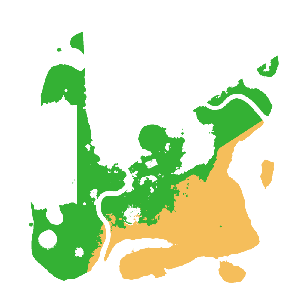 Biome Rust Map: Procedural Map, Size: 3000, Seed: 796077