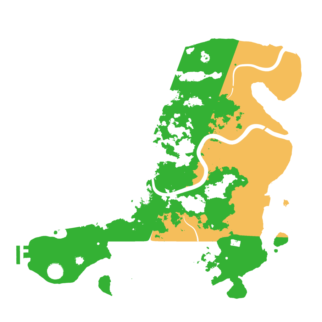 Biome Rust Map: Procedural Map, Size: 3515, Seed: 12