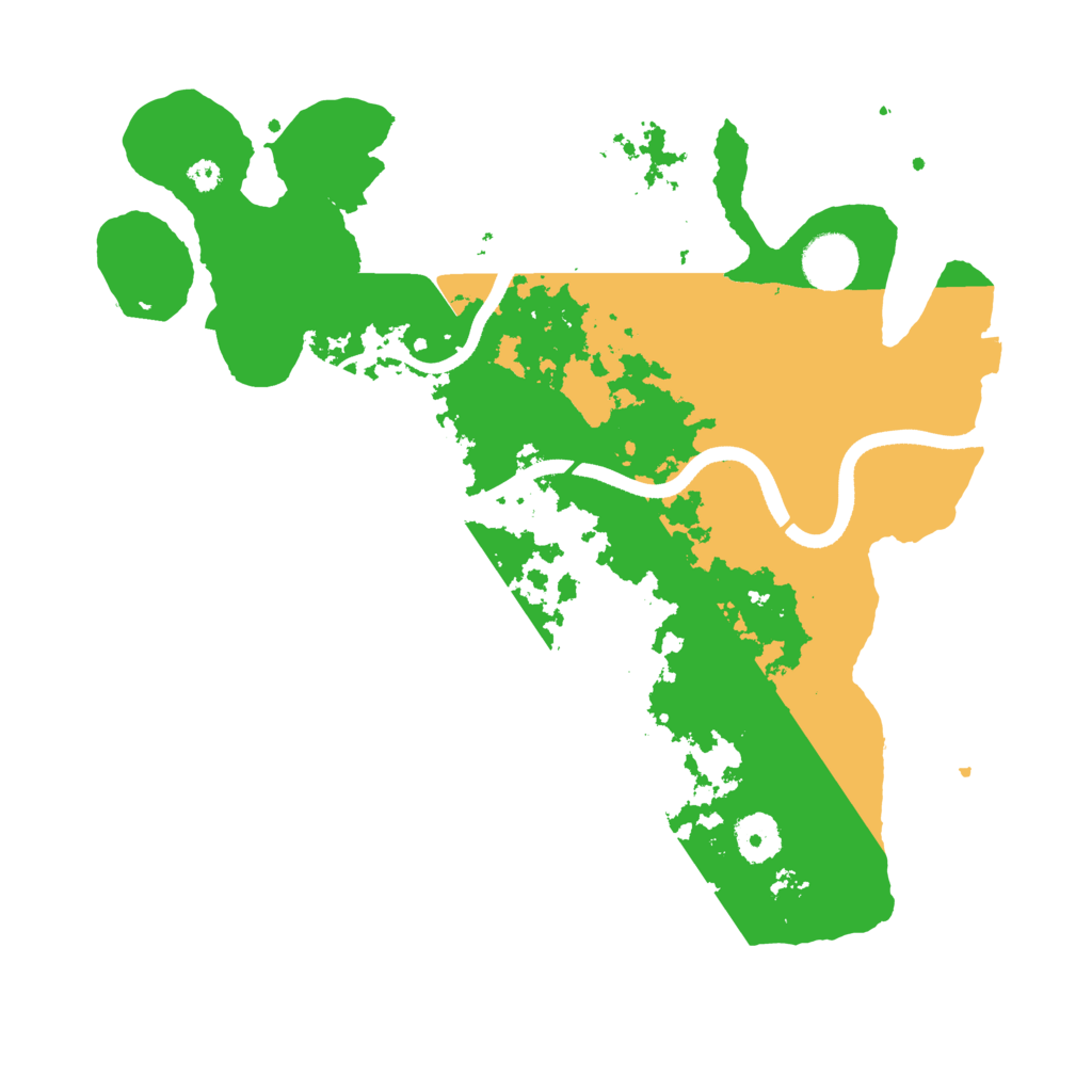 Biome Rust Map: Procedural Map, Size: 3500, Seed: 1009848838