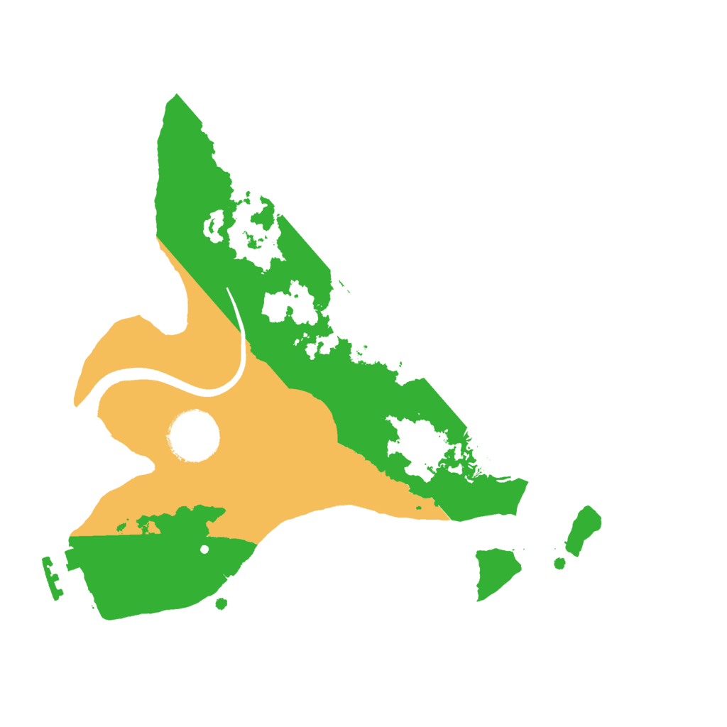 Biome Rust Map: Procedural Map, Size: 2500, Seed: 1779205275