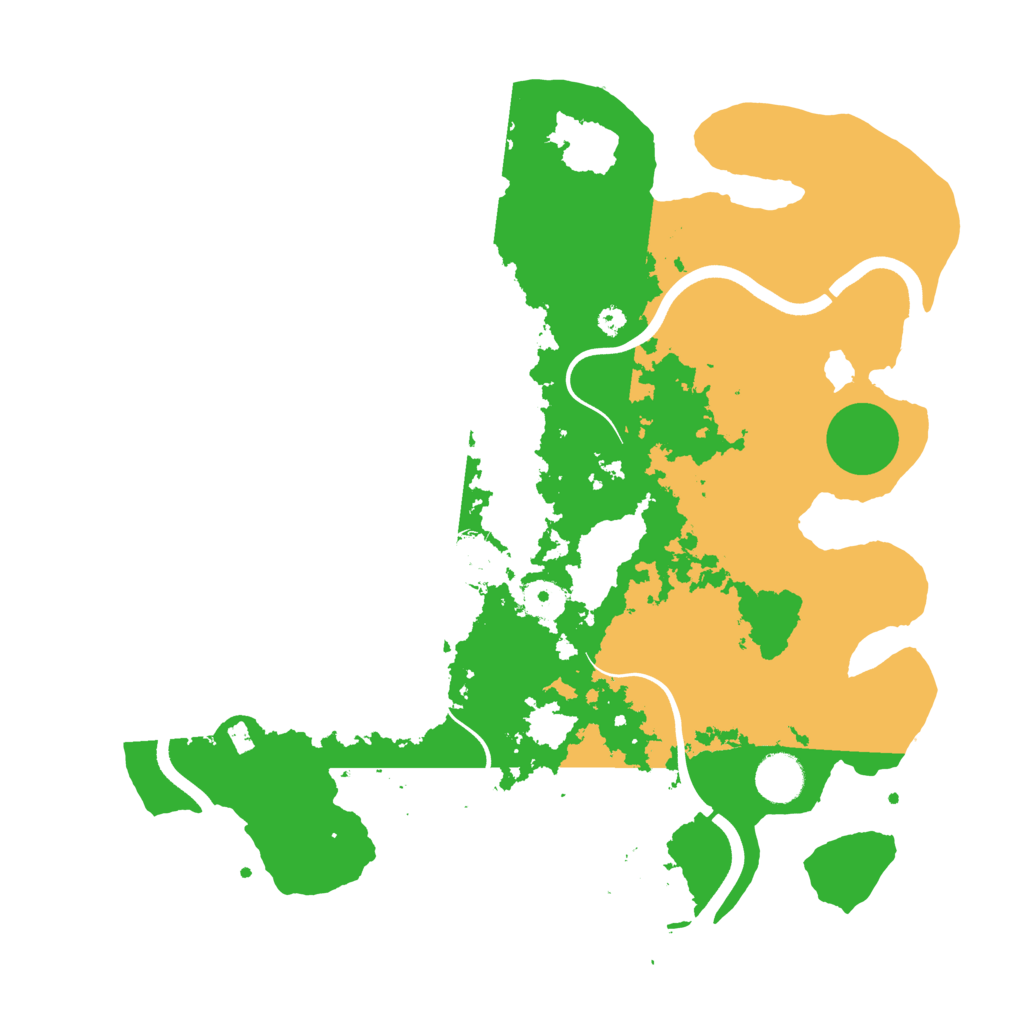 Biome Rust Map: Procedural Map, Size: 3750, Seed: 483511018