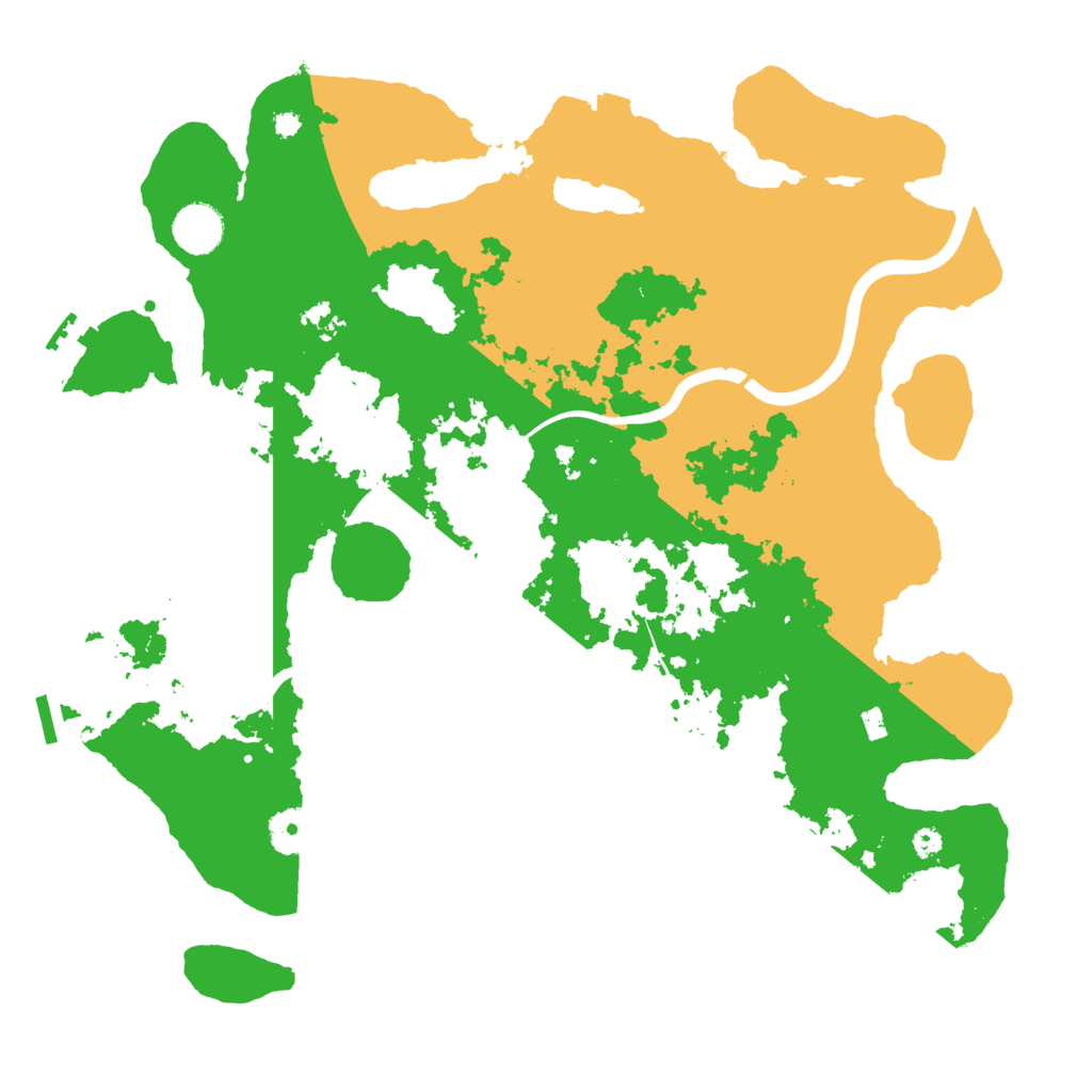 Biome Rust Map: Procedural Map, Size: 3800, Seed: 40862141