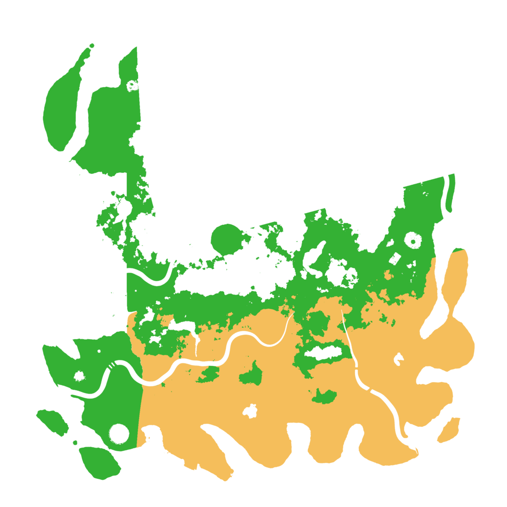 Biome Rust Map: Procedural Map, Size: 4500, Seed: 18157741