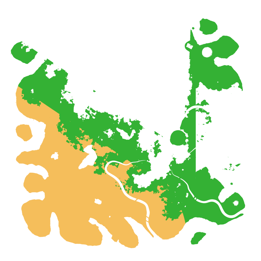 Biome Rust Map: Procedural Map, Size: 4500, Seed: 644222852