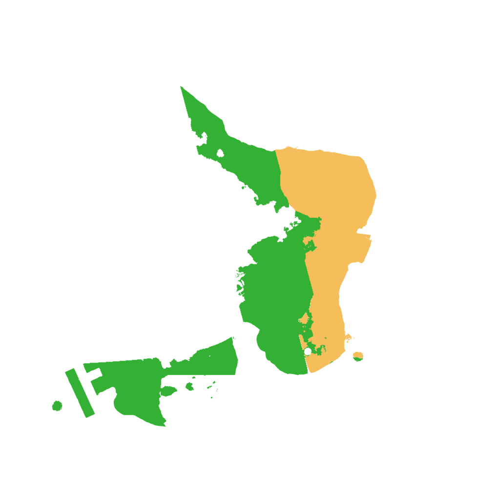 Biome Rust Map: Procedural Map, Size: 2000, Seed: 13000