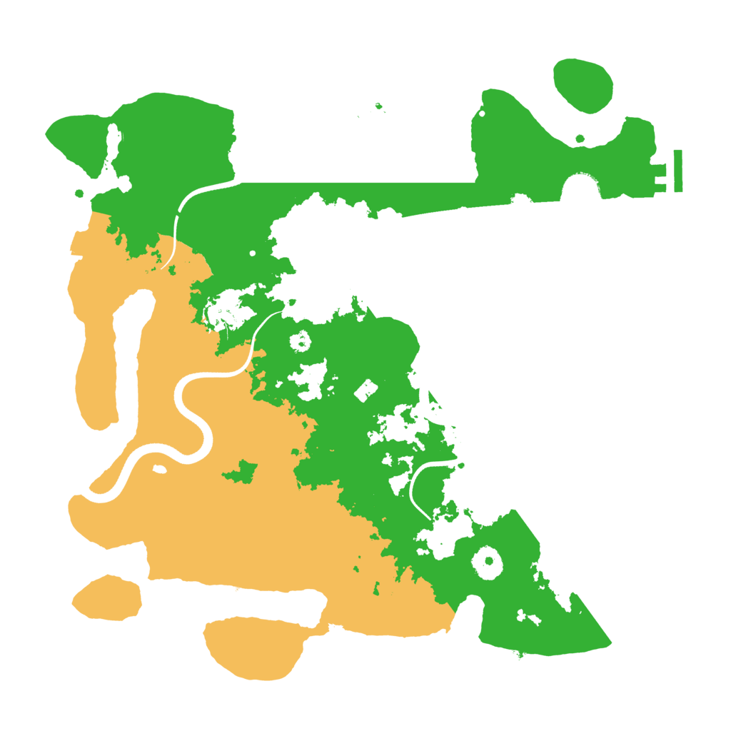 Biome Rust Map: Procedural Map, Size: 3500, Seed: 357258571