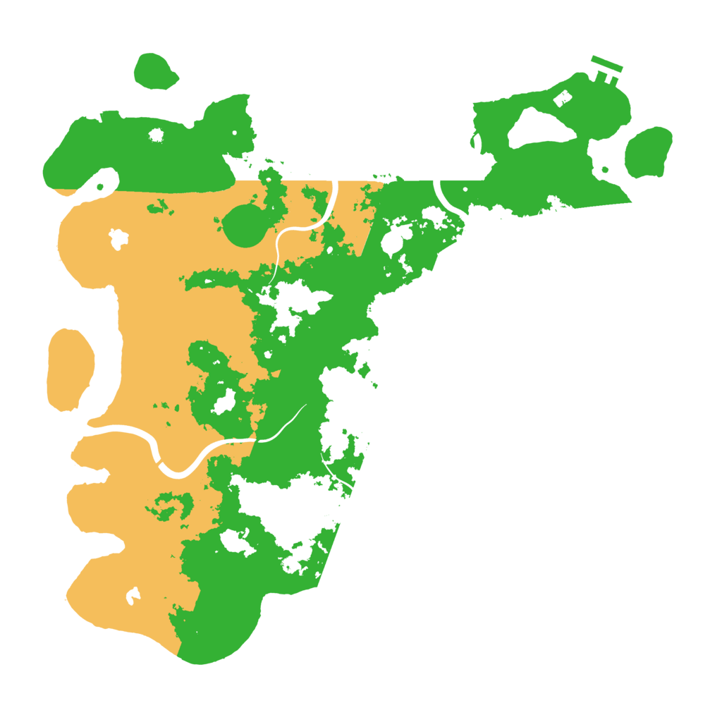 Biome Rust Map: Procedural Map, Size: 4500, Seed: 49376