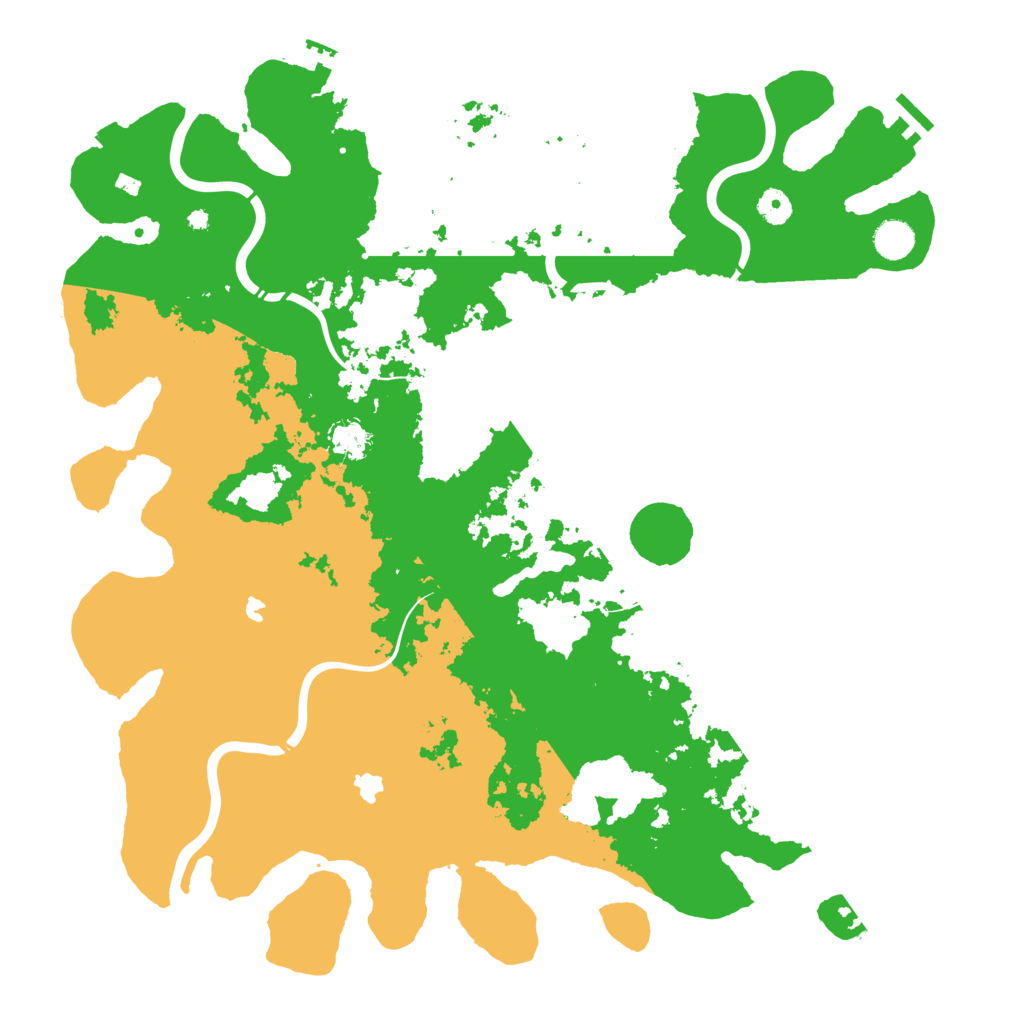 Biome Rust Map: Procedural Map, Size: 4500, Seed: 649000