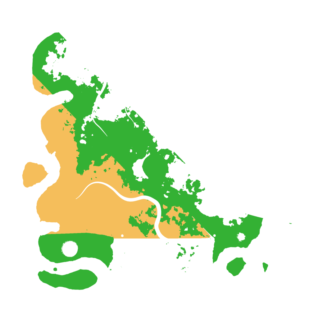 Biome Rust Map: Procedural Map, Size: 3500, Seed: 17770853