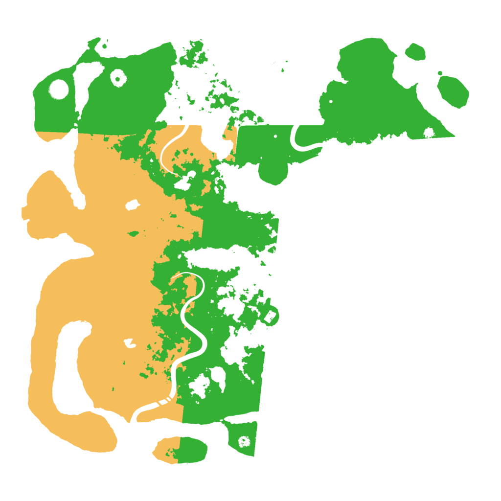 Biome Rust Map: Procedural Map, Size: 4500, Seed: 1339966699