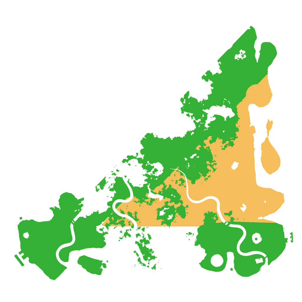Biome Rust Map: Procedural Map, Size: 4500, Seed: 126013788