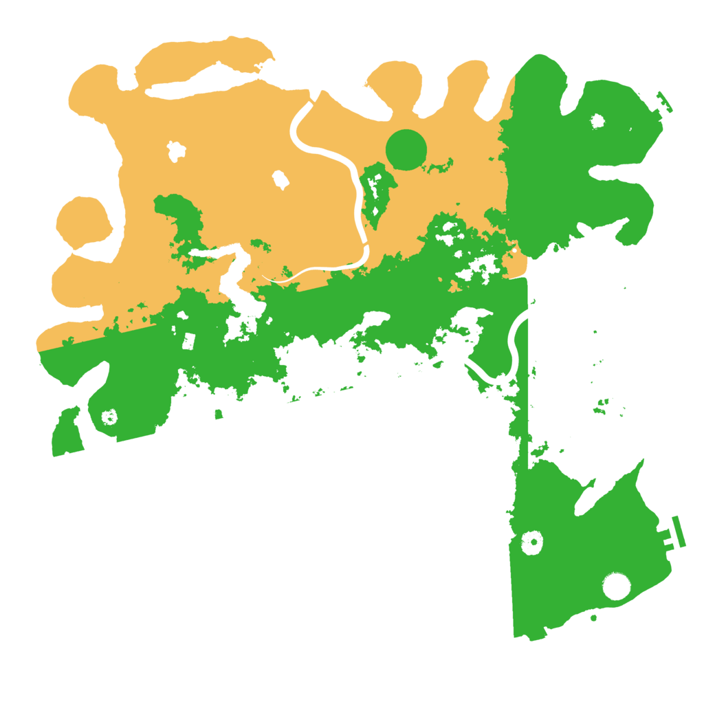 Biome Rust Map: Procedural Map, Size: 4500, Seed: 362577549