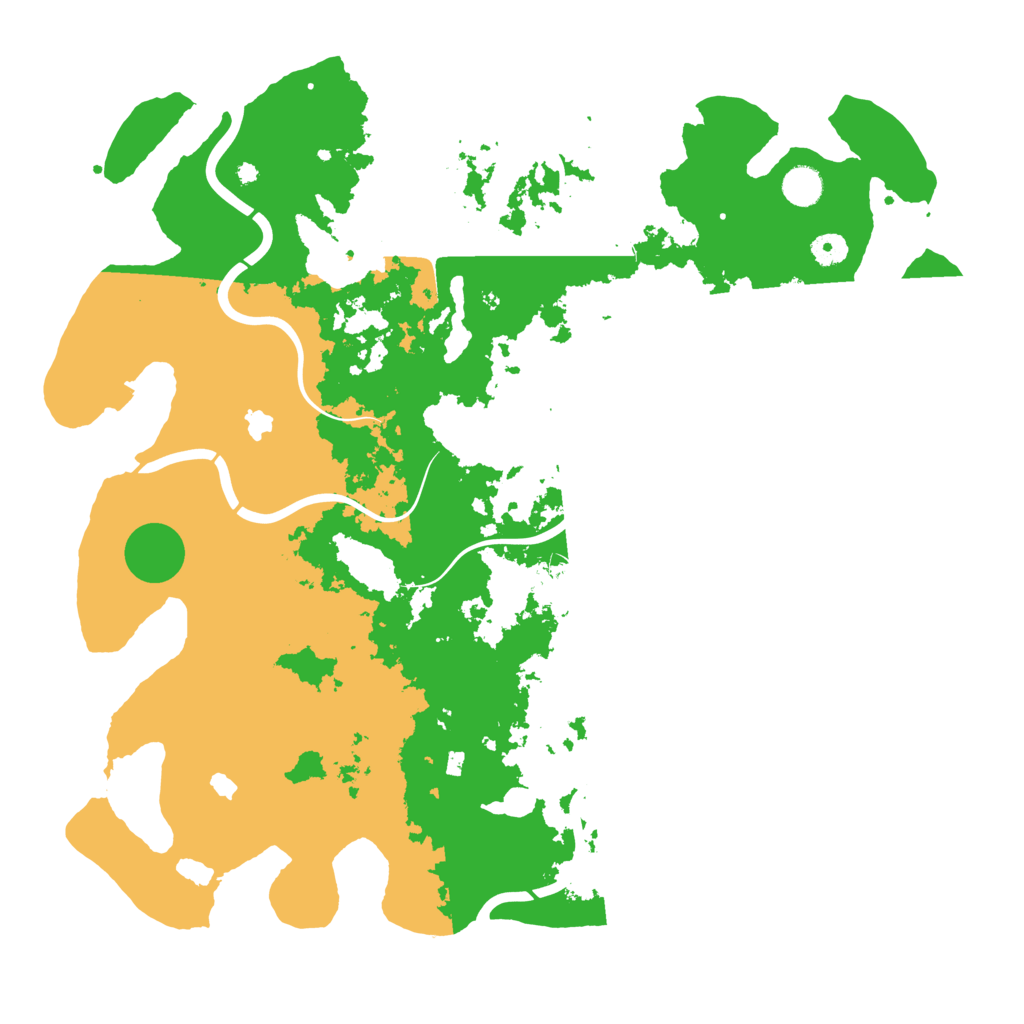 Biome Rust Map: Procedural Map, Size: 4500, Seed: 7771