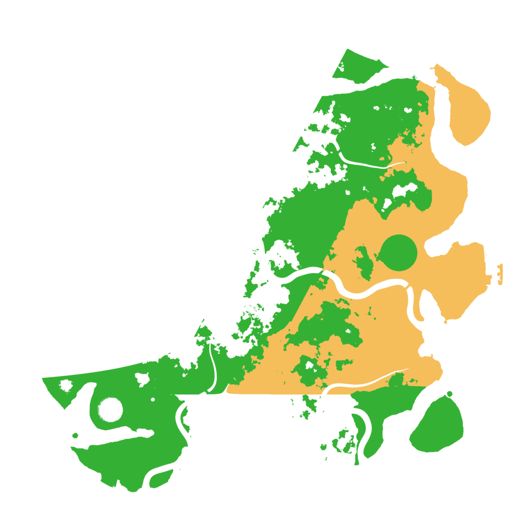 Biome Rust Map: Procedural Map, Size: 3800, Seed: 213199029