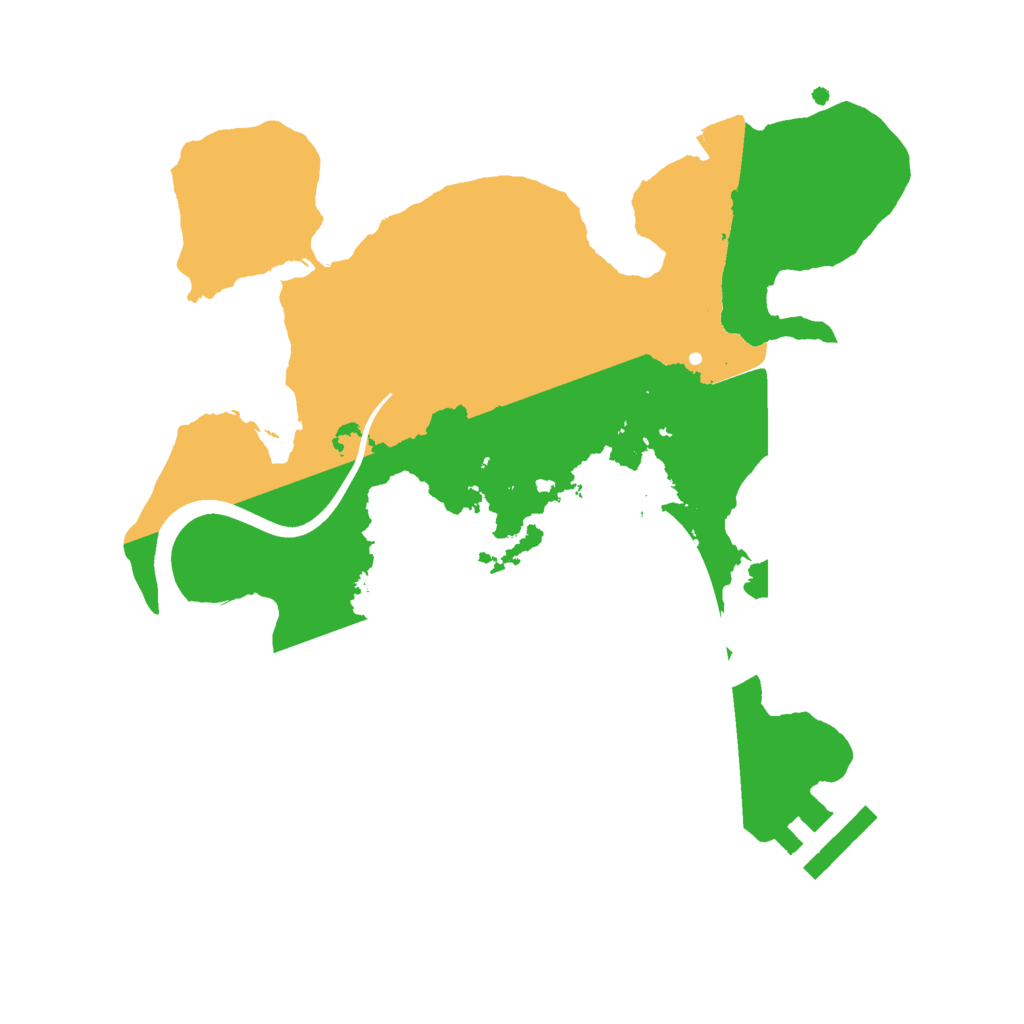 Biome Rust Map: Procedural Map, Size: 2340, Seed: 1041698466