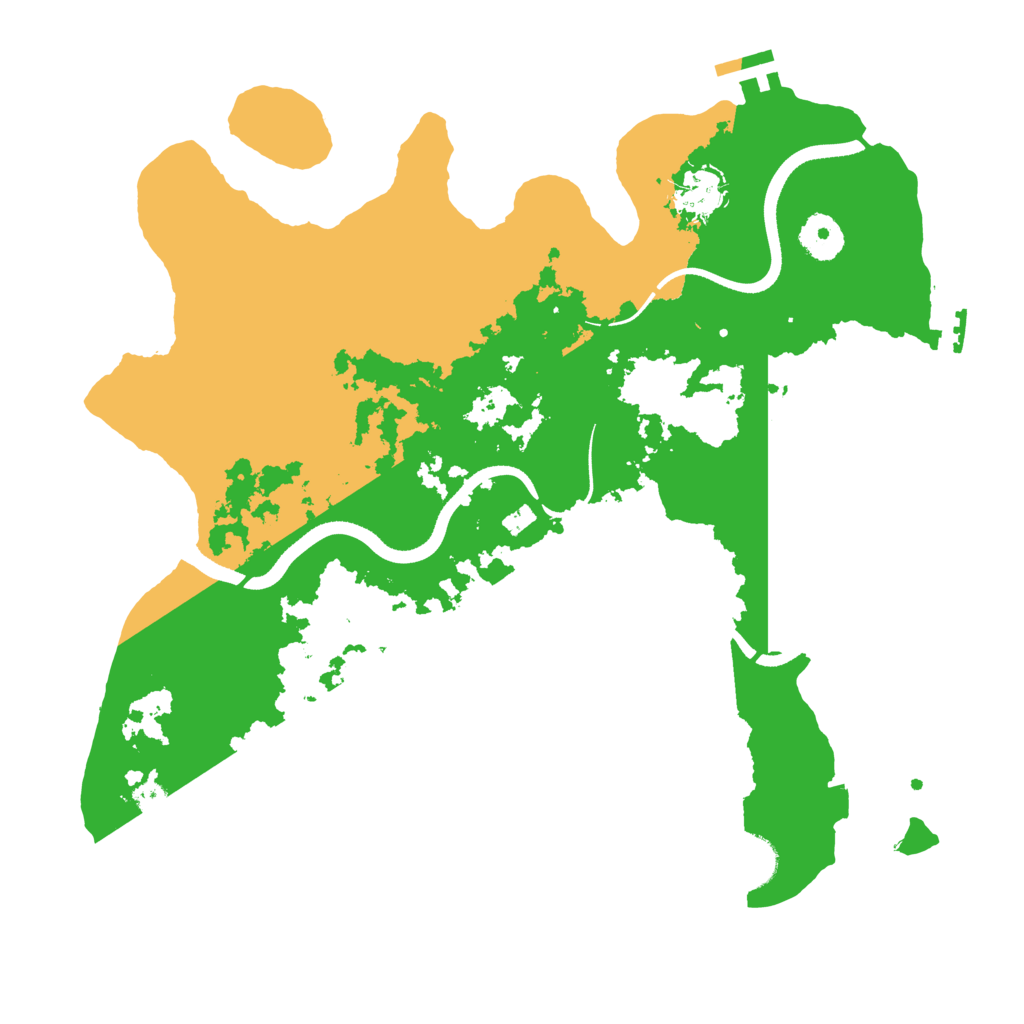 Biome Rust Map: Procedural Map, Size: 3500, Seed: 331675416