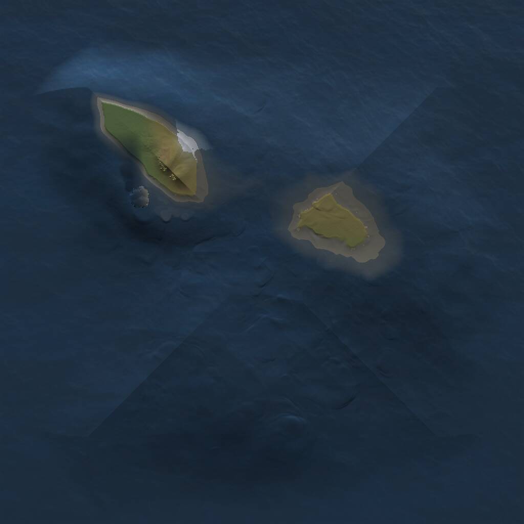 Rust Map: Procedural Map, Size: 1000, Seed: 324235, 1 Monuments